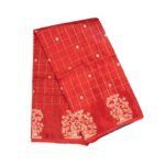 red art silk saree