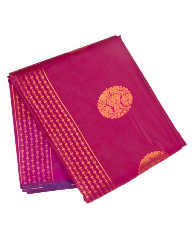 rani pink art silk