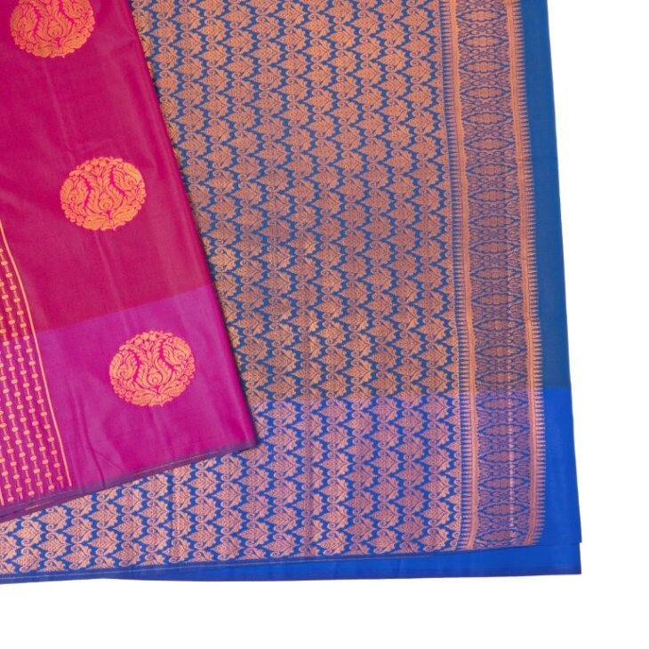 rani pink art silk - Image 2