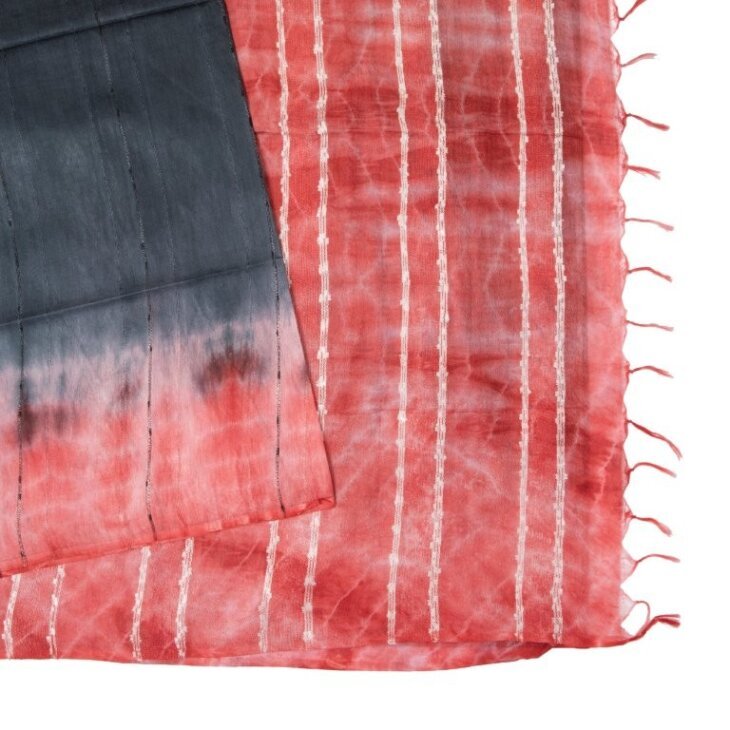 dark grey art silk - Image 2