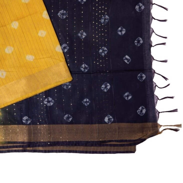 lemon yellow art silk - Image 3