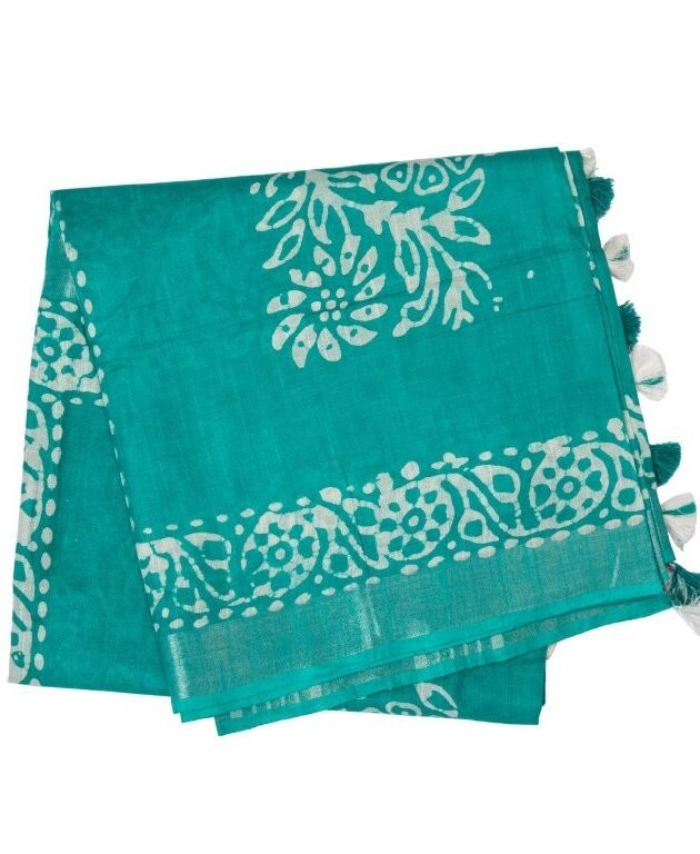 sky blue linen
