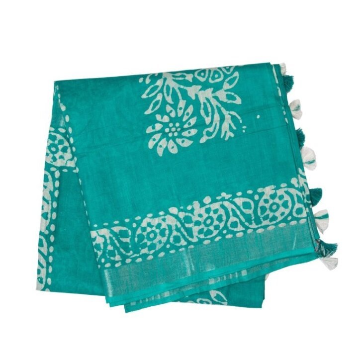 sky blue linen