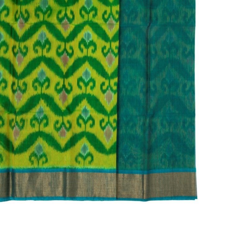 green cotton silk - Image 3
