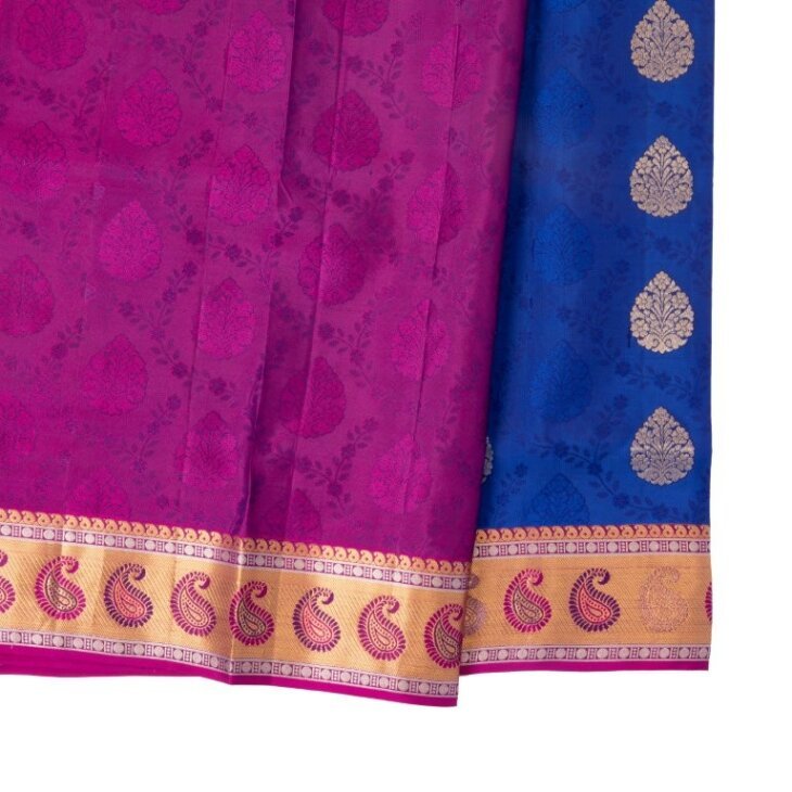 royal blue pure silk - Image 3