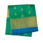 peacock green pure silk