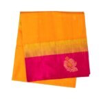 mango yellow pure silk