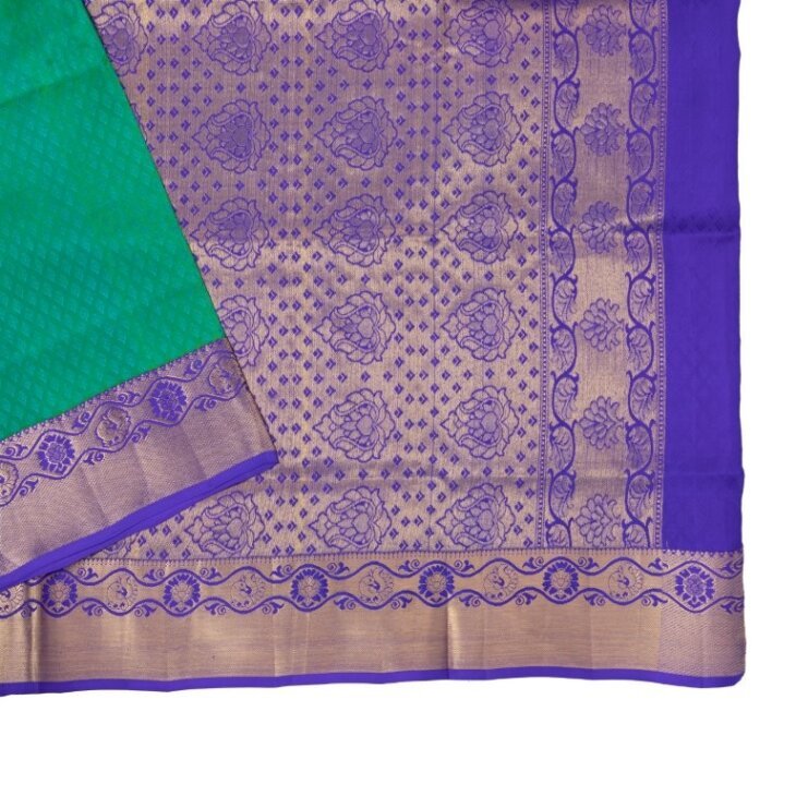 green pure silk - Image 2