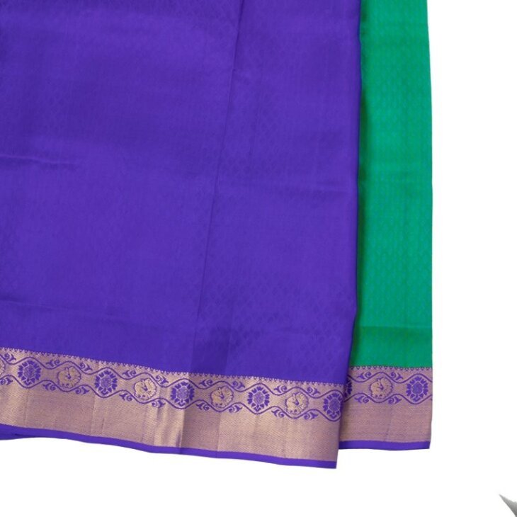 green pure silk - Image 3