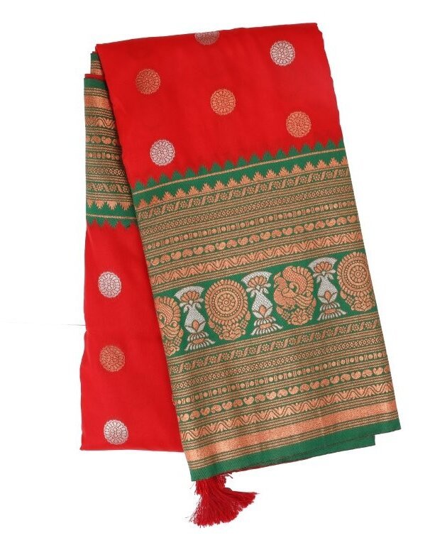 red art silk