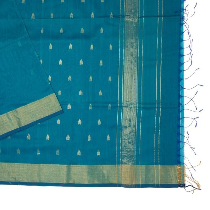 purple maheshwari silk - Image 2